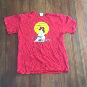 Planet Records cock t-shirt